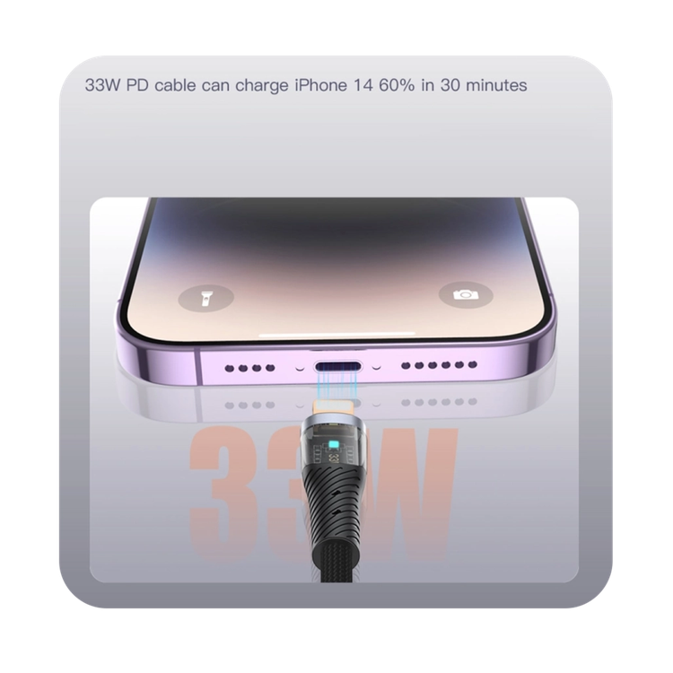 کابل فست شارژ USB به لایتنینگ Totu مدل CB-8-L