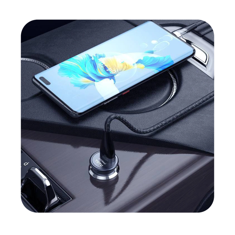 شارژر فندکی دو پورت Totu مدل DCCPD-06