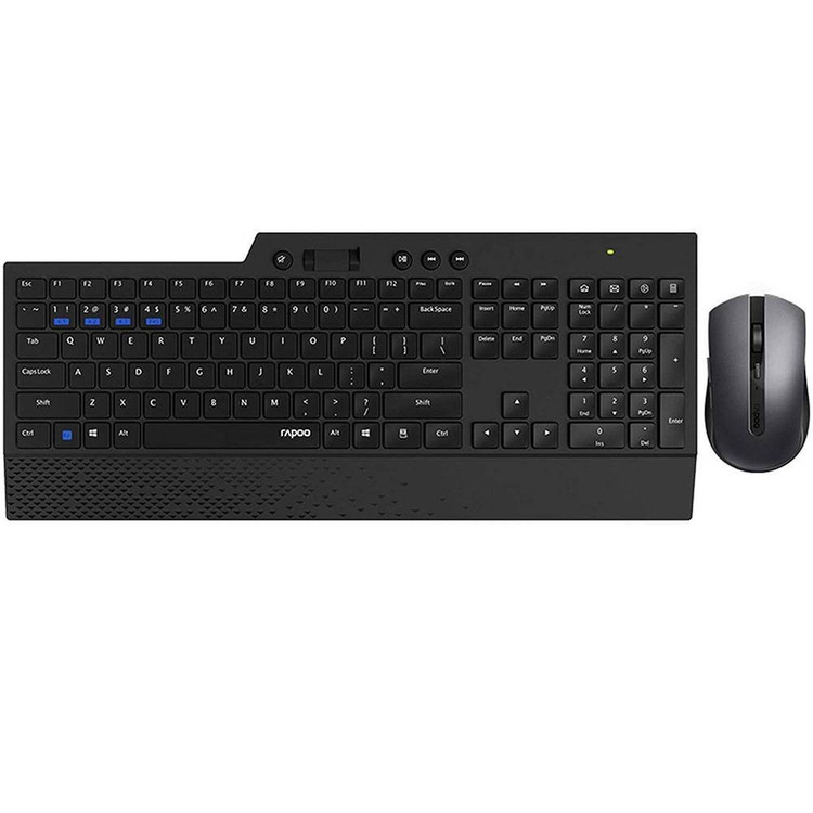 ست کیبورد و ماوس بی سیم رپو مدل 8200T