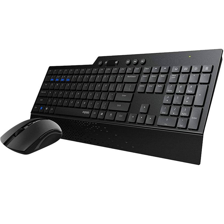 ست کیبورد و ماوس بی سیم رپو مدل 8200T