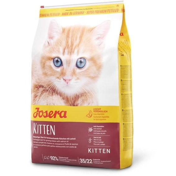 غذای خشک بچه گربه جوسرا مدل Kitten وزن ۱۰ کیلوگرم طعم مرغ