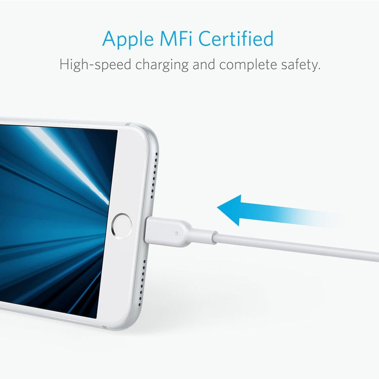 کابل لایتنینگ انکر Anker A8434 Power Line 2 Lightning MFI طول 3 متر