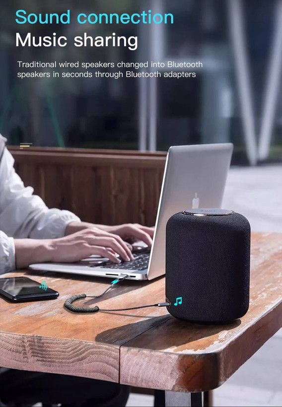 دانگل بلوتوث صوتی TOTU Bluetooth 5.0 Audio Adapter مدل AD-10