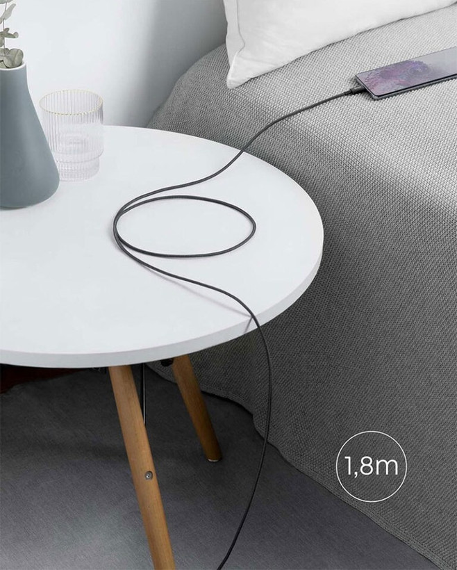 کابل تایپ-سی انکر Anker USB-C to USB-C Cable Type-C 60W Fast Charging Cable 1.8M مدل A8753