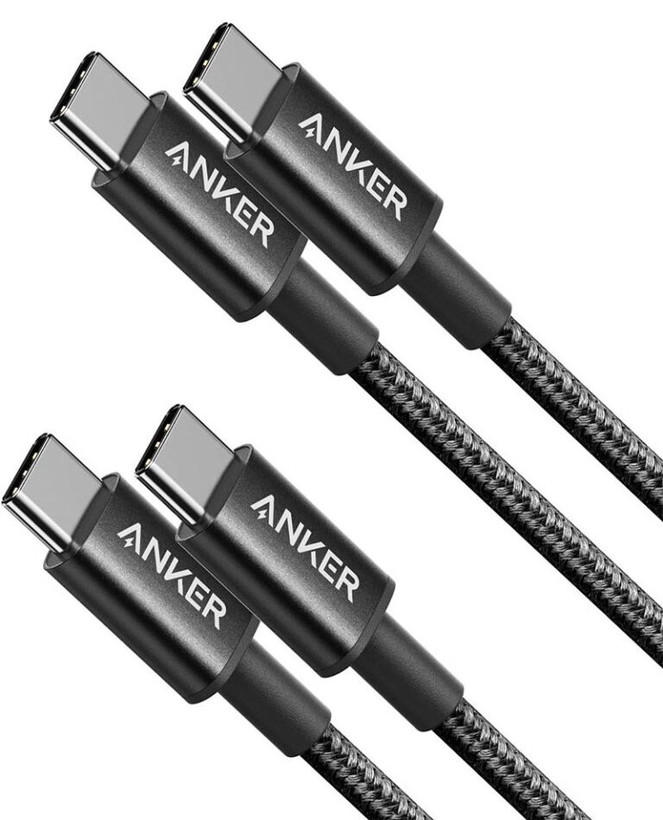 کابل تایپ-سی انکر Anker USB-C to USB-C Cable Type-C 60W Fast Charging Cable 1M مدل A8752